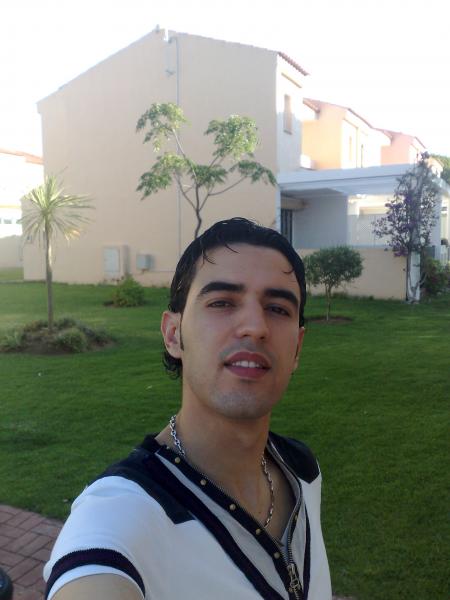 en el balconera donde vivo claro :D